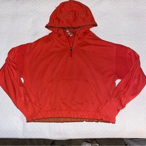 redish coral athleta hoodie